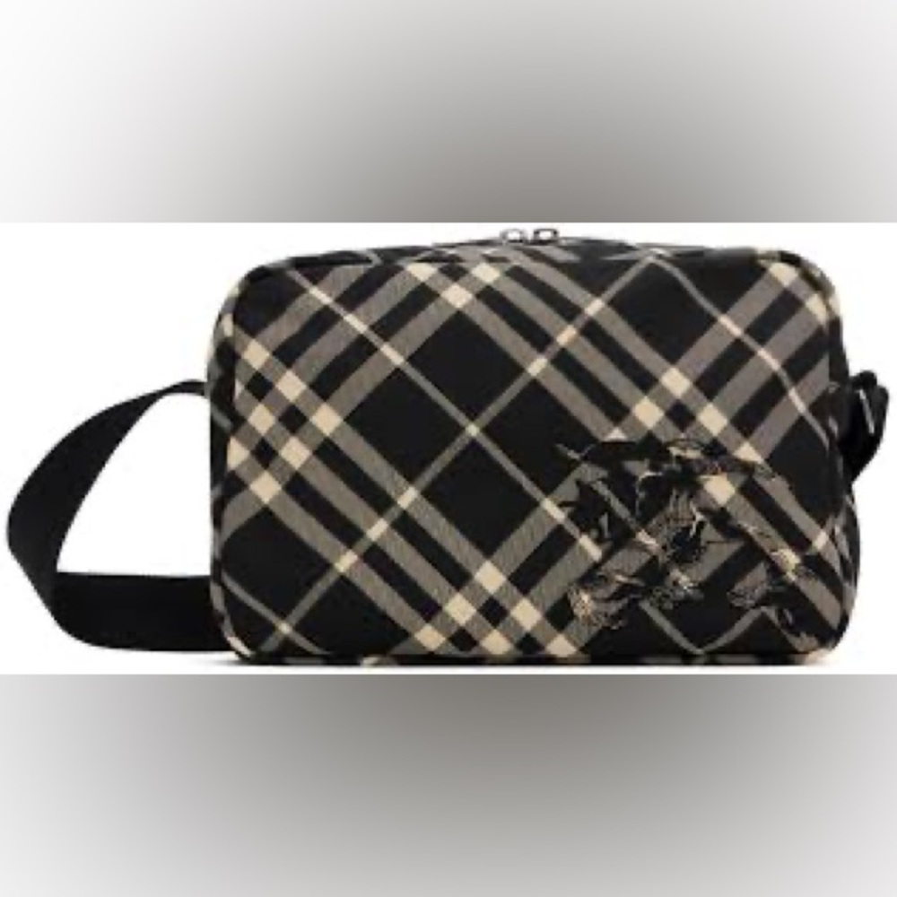 Authentic Burberry Essential Checked Crossbody Bag - image 2